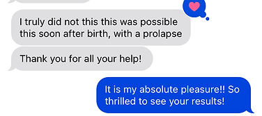Testimonial postpartum running