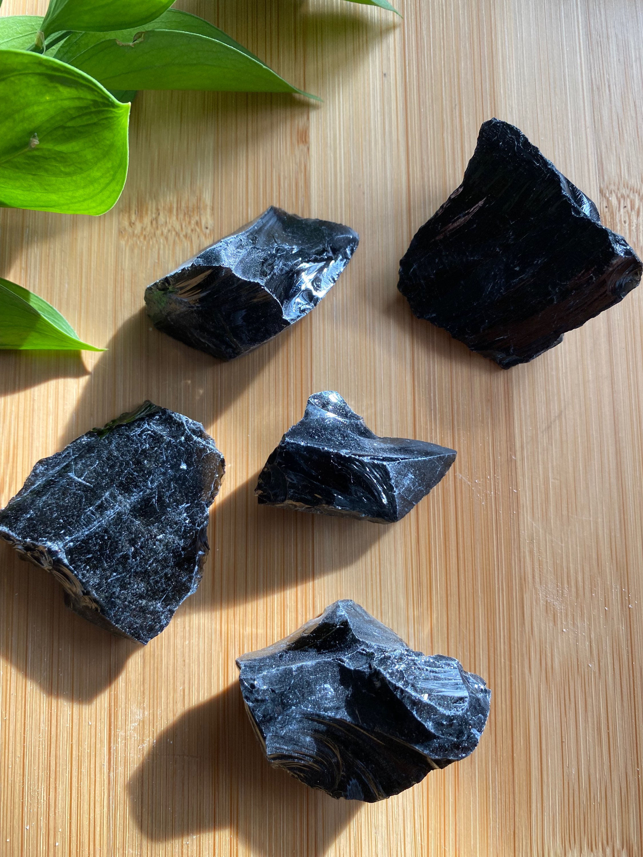 Black Obsidian Rough