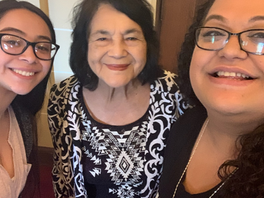 Look who met Dolores Huerta at last week's "A Movement for Equity" Conference