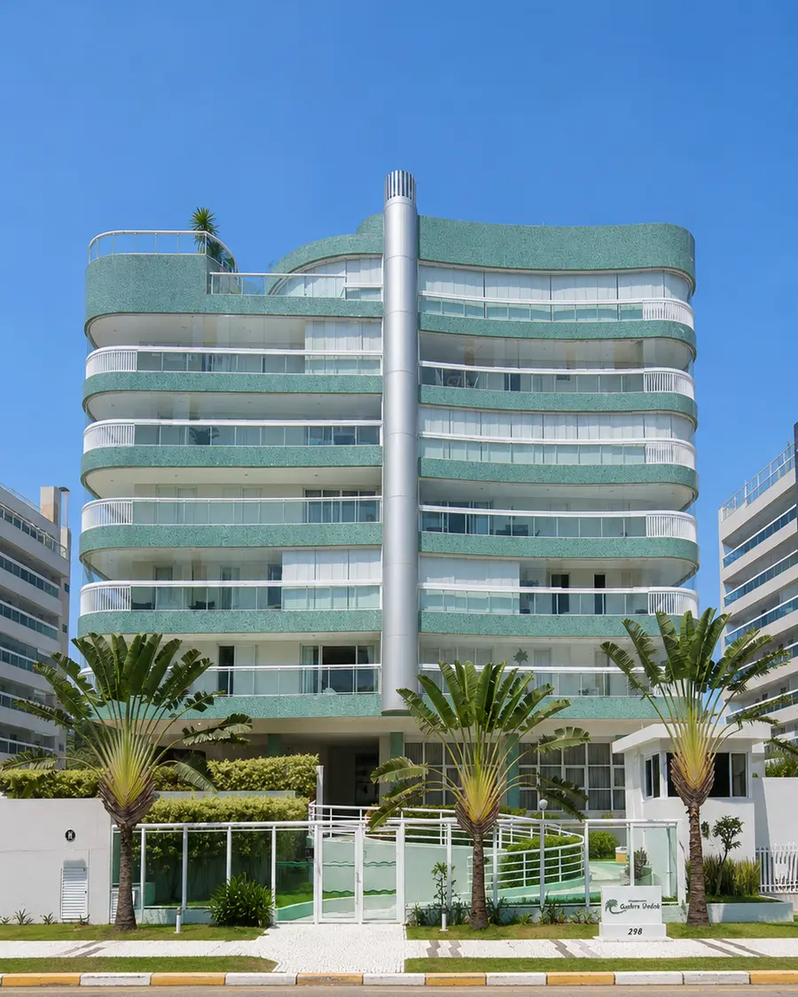 Fachada do Edifício Quebra Ondas, Módulo 07, Riviera de São Lourenço, Bertioga