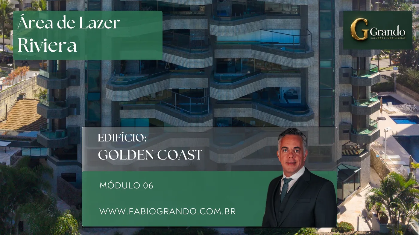 Mapa do Módulo 06 da Riviera de São Lourenço com o Edifício Golden Coast em destaque