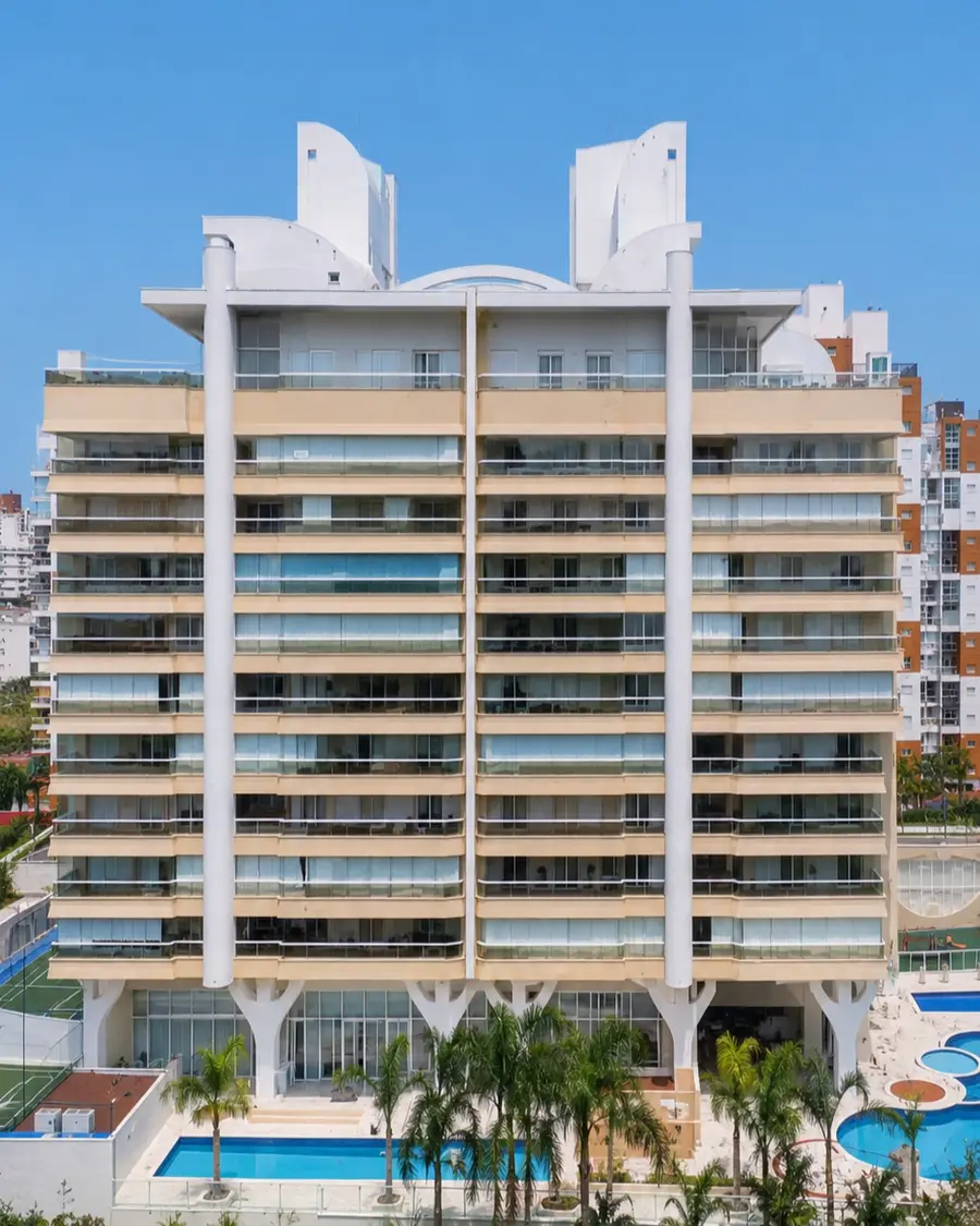 Fachada do Edifício Copacabana, Módulo 08, Riviera de São Lourenço, Bertioga