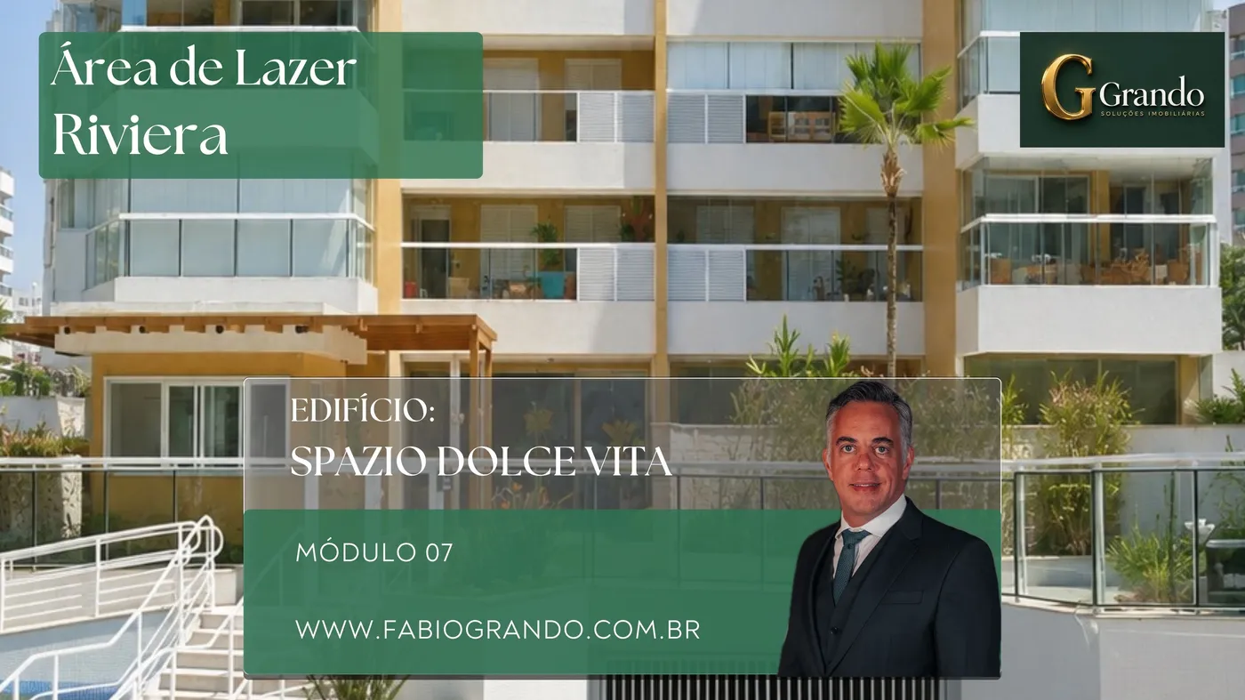 Mapa do Módulo 07 da Riviera de São Lourenço com o Edifício Spazio Dolce Vita em destaque