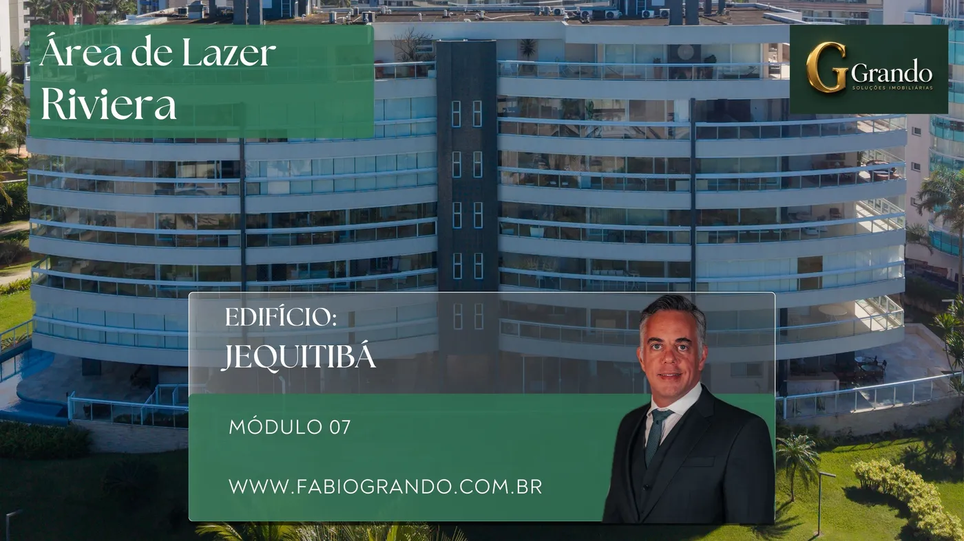 Mapa do Módulo 07 da Riviera de São Lourenço com o Edifício Jequitibás em destaque