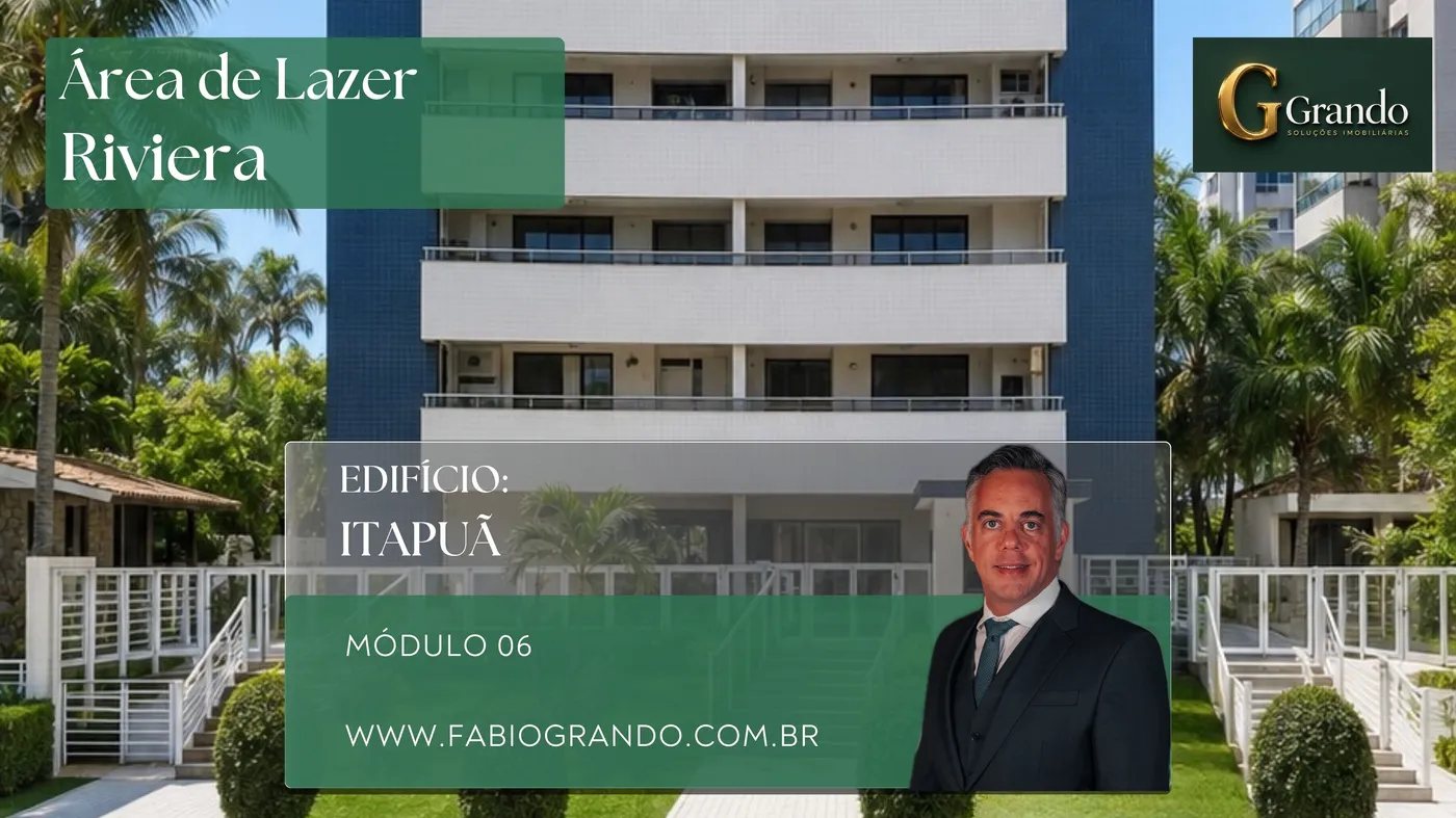 Mapa do Módulo 06 da Riviera de São Lourenço com o Edifício Itapuã em destaque