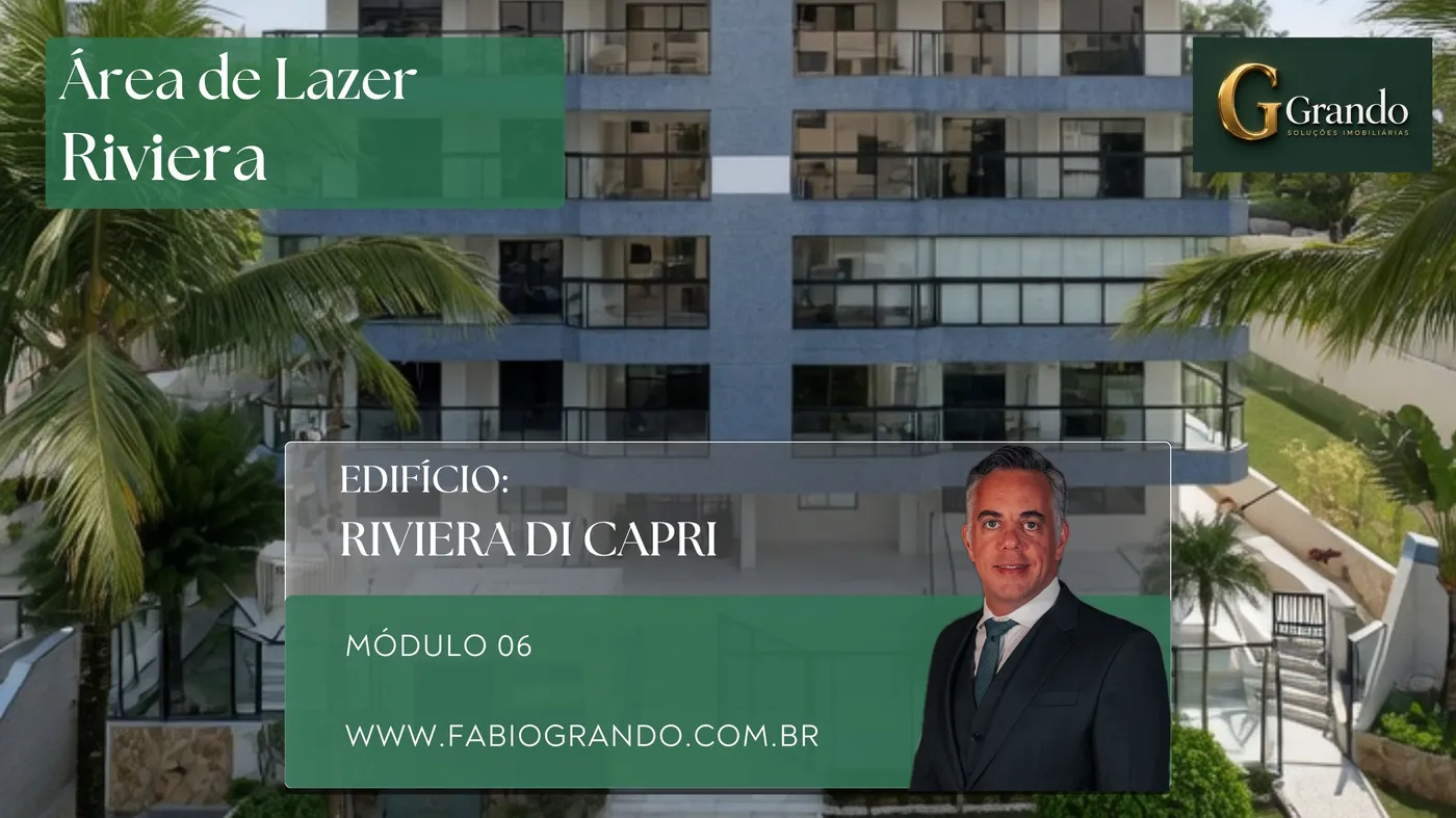 Mapa do Módulo 06 da Riviera de São Lourenço com o Edifício Riviera del Fiori em destaque