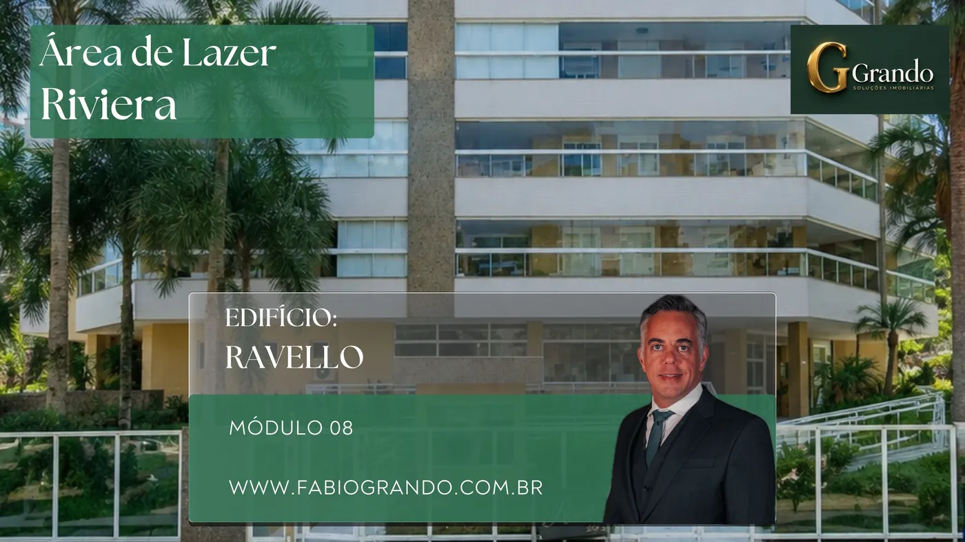 Mapa do Módulo 08 da Riviera de São Lourenço com o Edifício Ravello em destaque