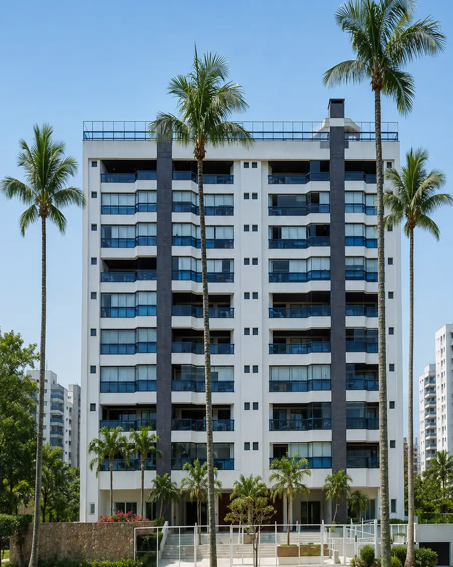 Fachada do Edifício Rio São Lourenço, Módulo 06, Riviera de São Lourenço, Bertioga
