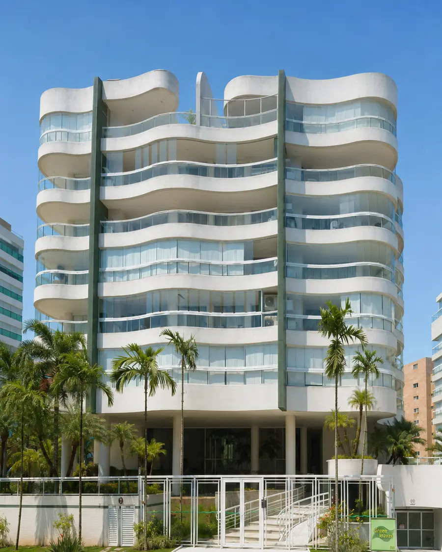 Fachada do Edifício Green Waves, Módulo 07, Riviera de São Lourenço, Bertioga
