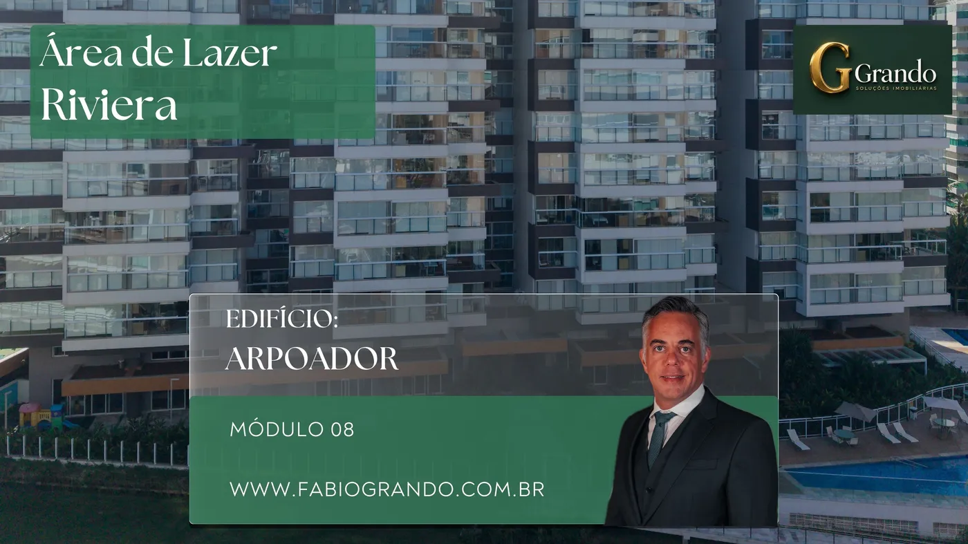 Mapa do Módulo 08 da Riviera de São Lourenço com o Edifício Arpoador em destaque