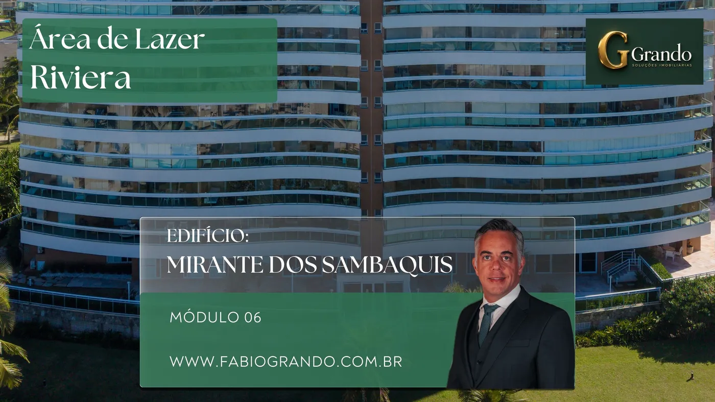 Mapa do Módulo 06 da Riviera de São Lourenço com o Edifício Mirante dos Sambaquis em destaque