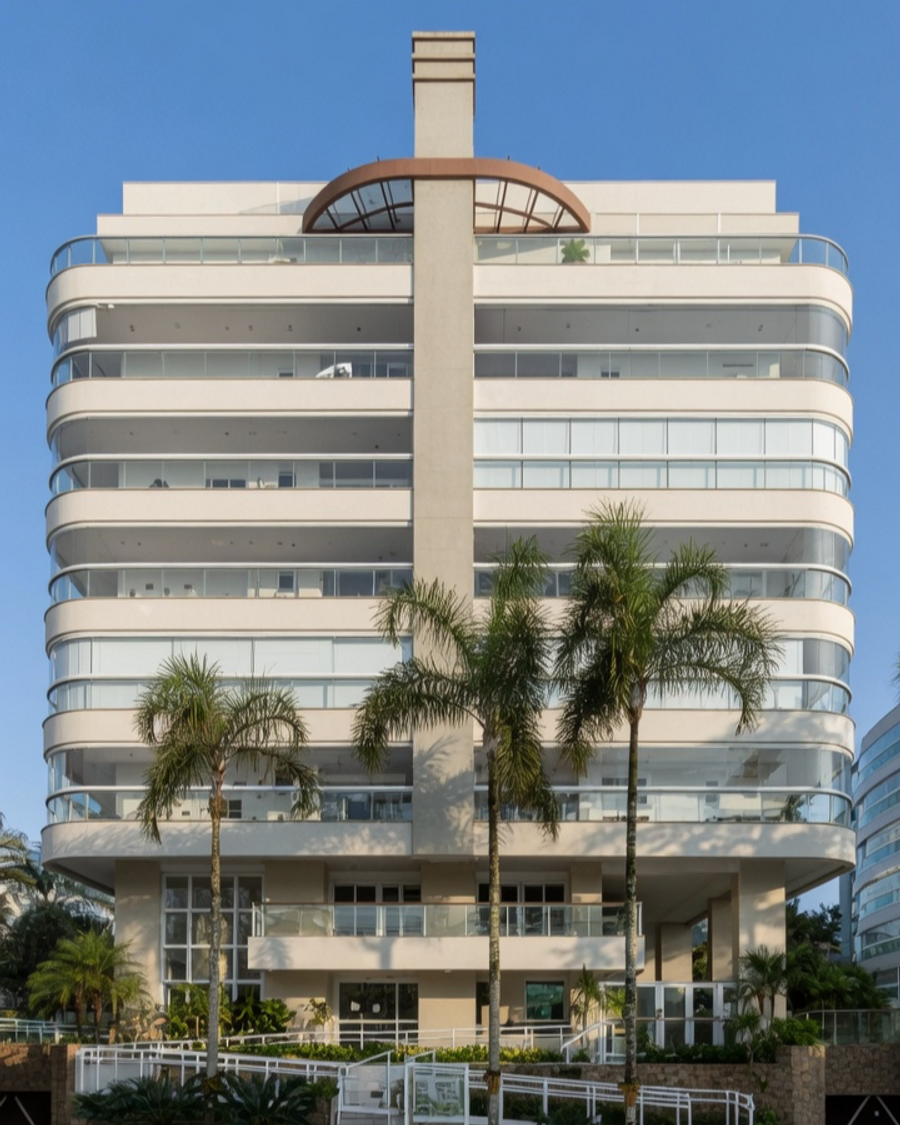 Fachada do Edifício Salinas, Módulo 07, Riviera de São Lourenço, Bertioga