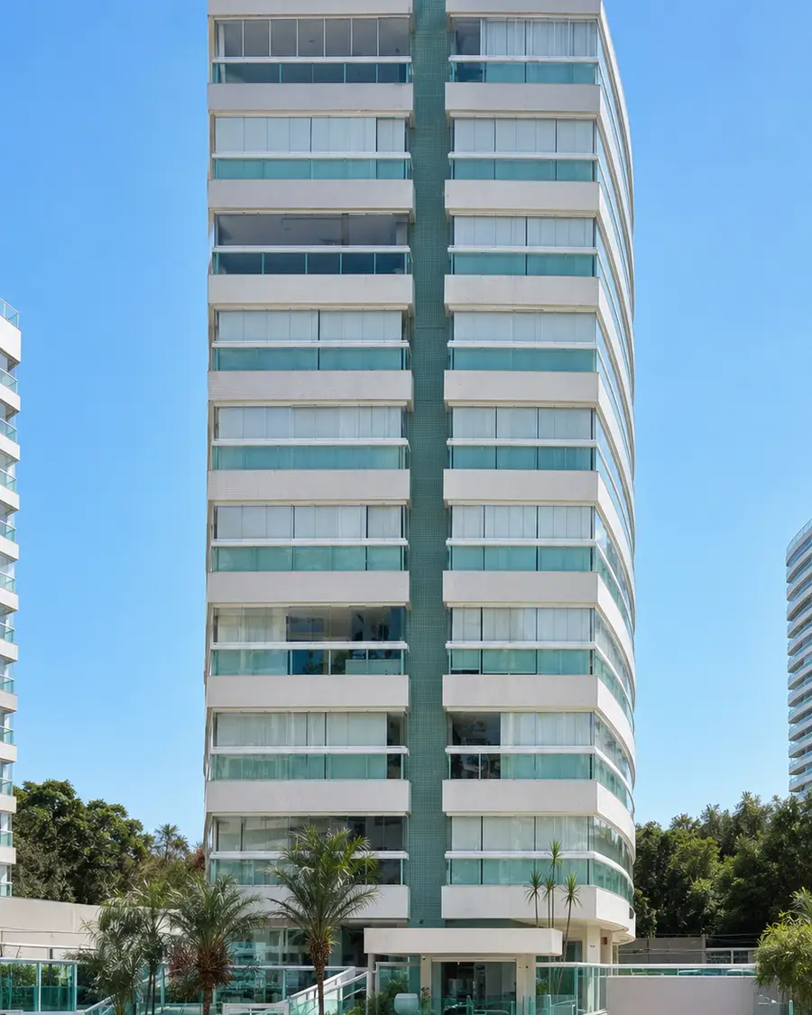 Fachada do Edifício Kamada, Módulo 08, Riviera de São Lourenço, Bertioga
