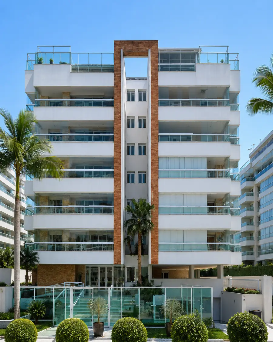 Fachada do Edifício Trancoso & Caraiva, Módulo 07, Riviera de São Lourenço, Bertioga