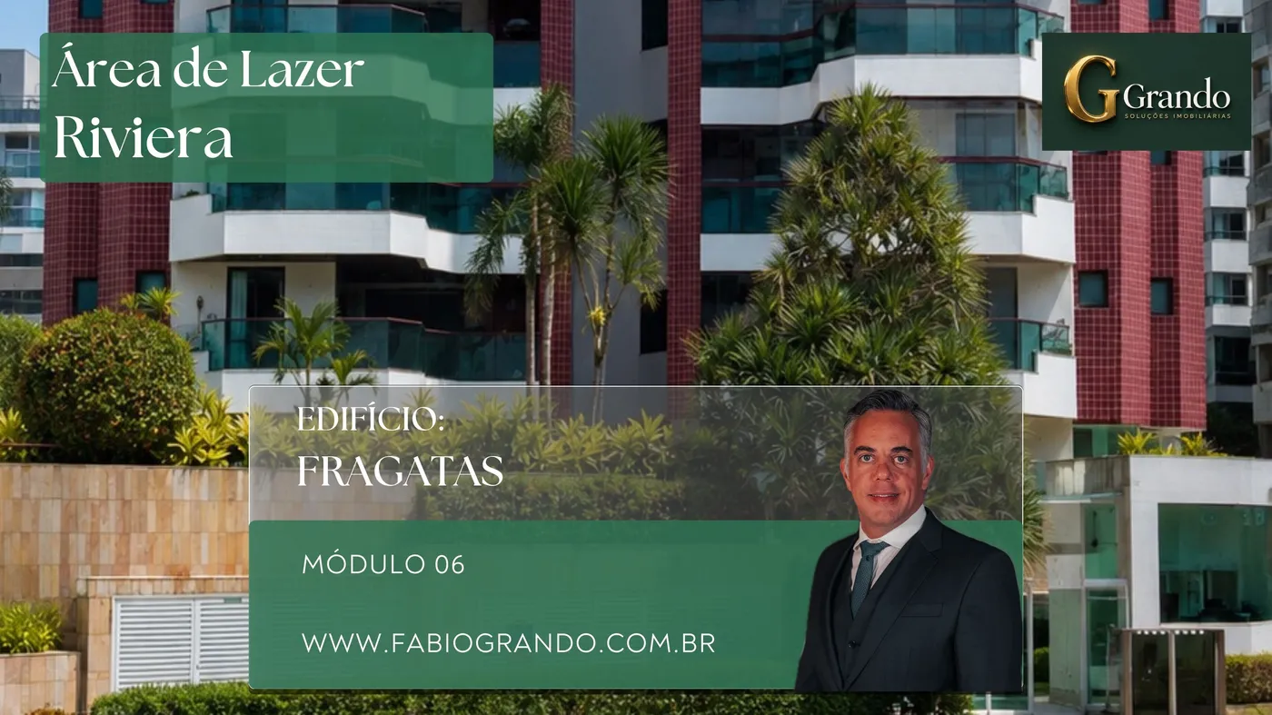 Mapa do Módulo 06 da Riviera de São Lourenço com o Edifício Fragatas em destaque