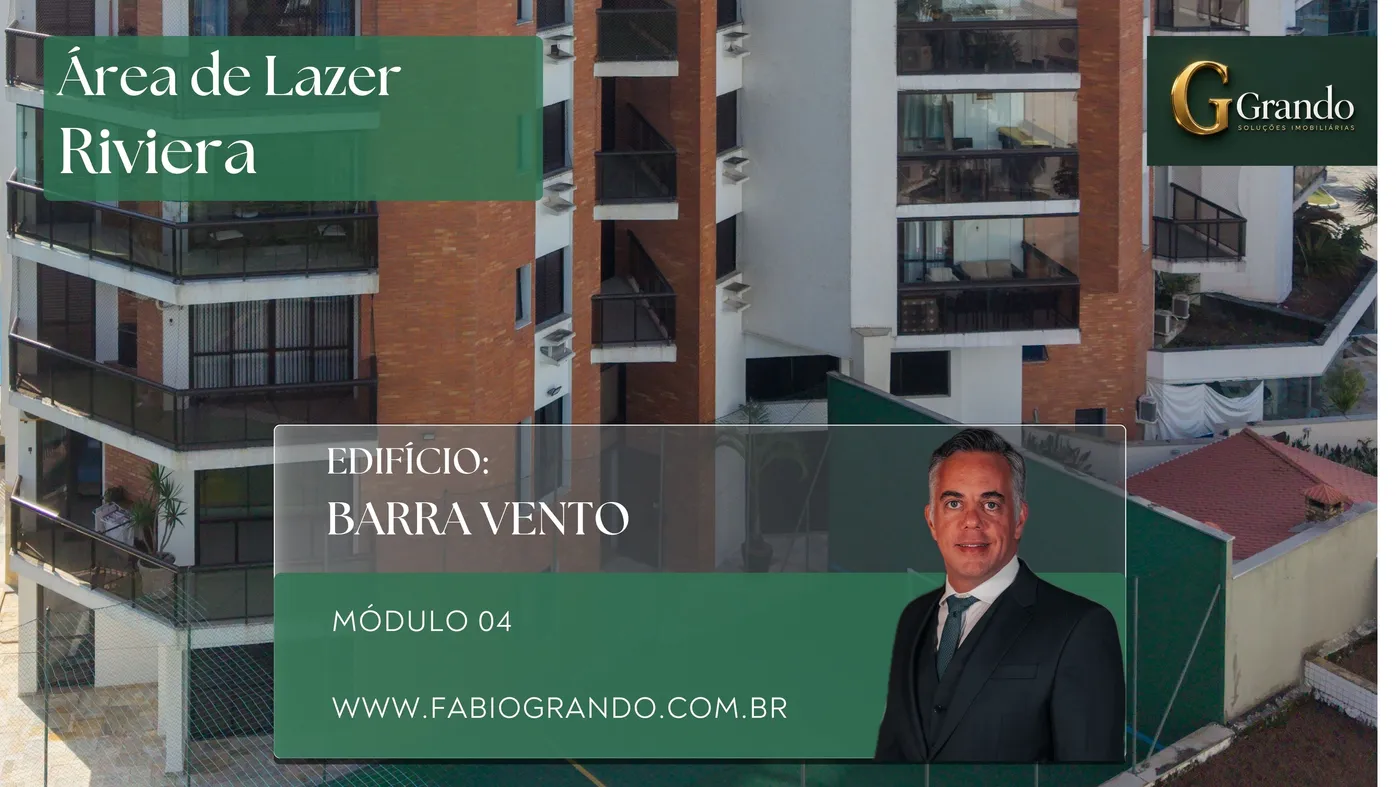 Mapa do Módulo 04 da Riviera de São Lourenço com o Edifício Barravento em destaque