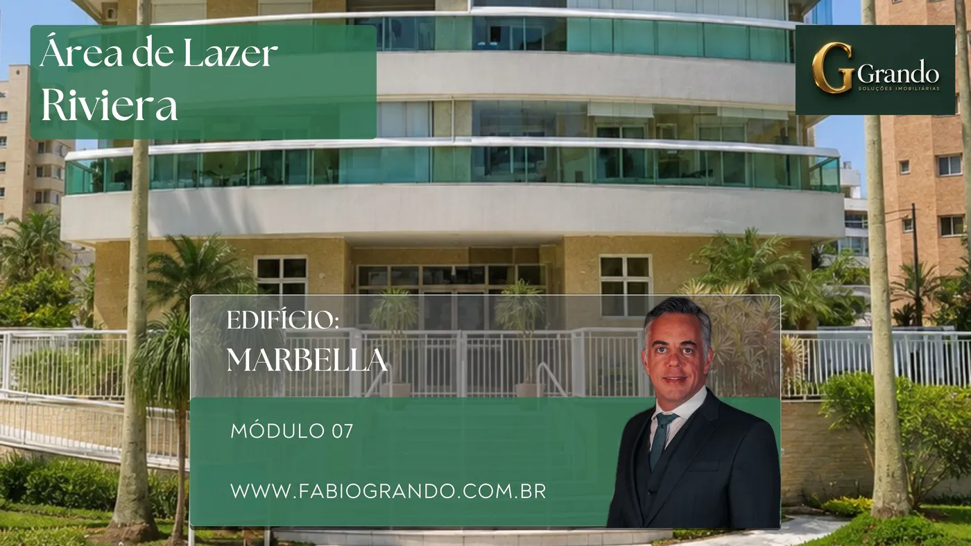 Mapa do Módulo 07 da Riviera de São Lourenço com o Edifício Marbella em destaque