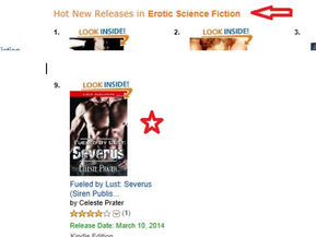 FUELED BY LUST: SEVERUS hits #9 HOT NEW RELEASES - SciFi Erotic