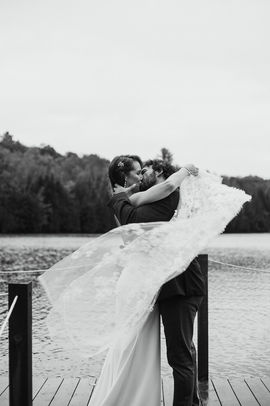 Mariage d'automne dans les Laurentides