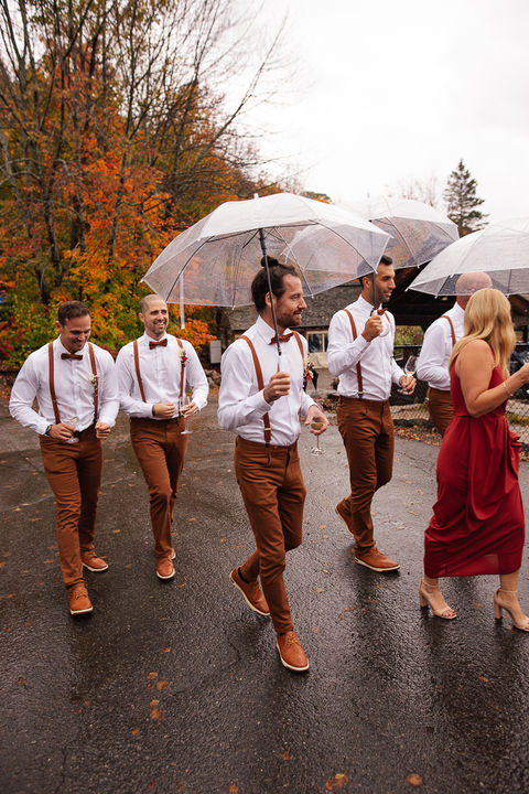 Mariage d'automne dans les Laurentides