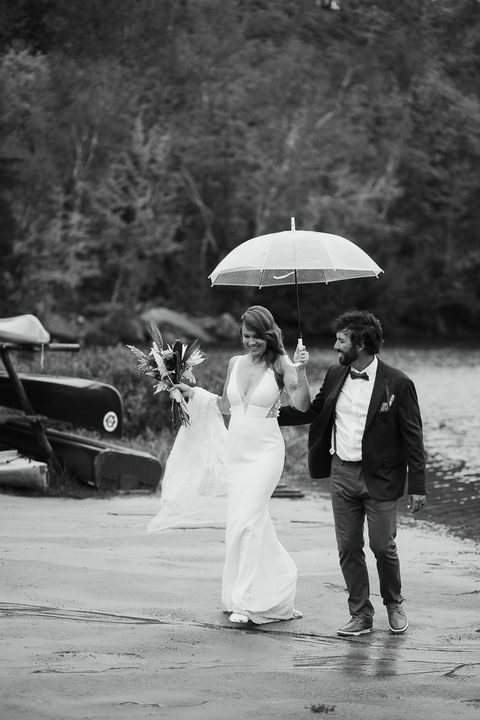 Mariage d'automne dans les Laurentides