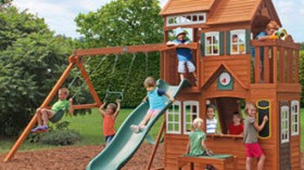 cedar swing sets costco