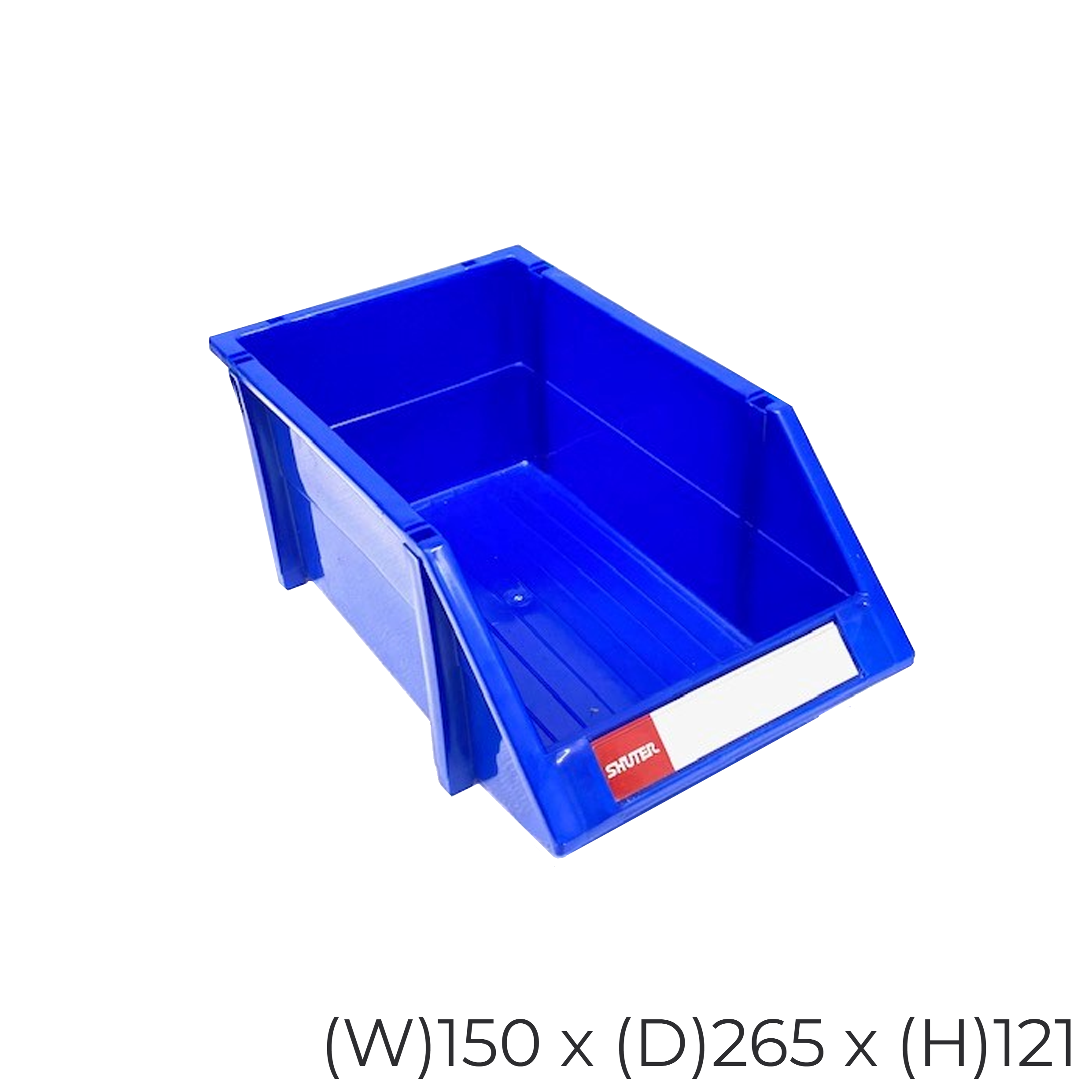 (SHUTER HB-1525) Stackable Storage Bin, 150x265x121mm
