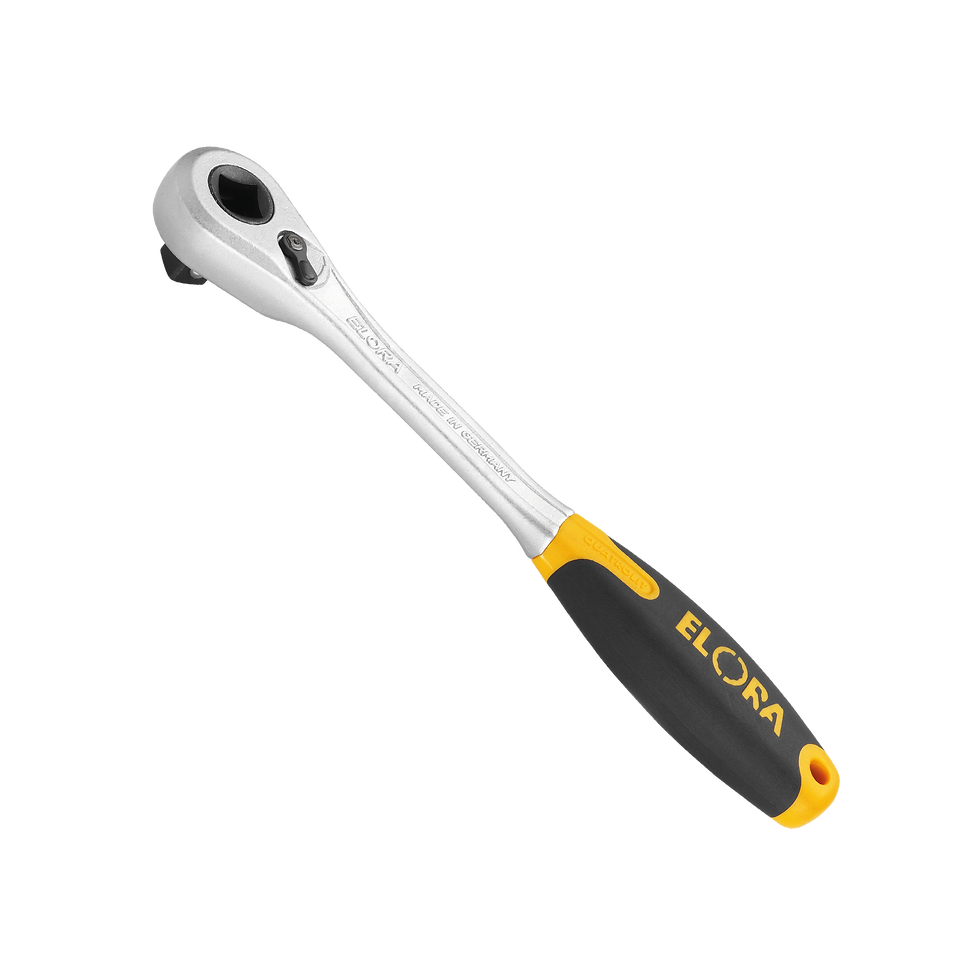 (ELORA 770-L1D) Reversible Ratchet 1/2", Male & Female Square