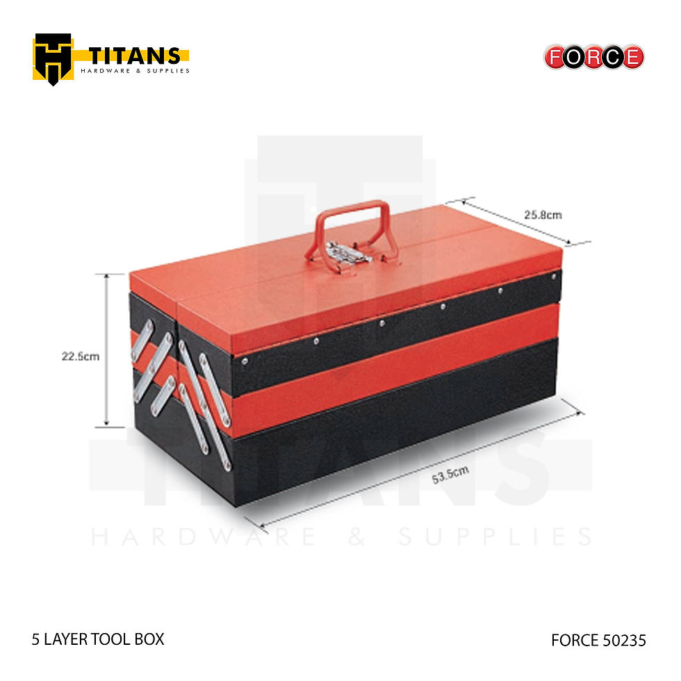 Thumbnail: (FORCE 50235) 5 Layer Tool Box, Empty