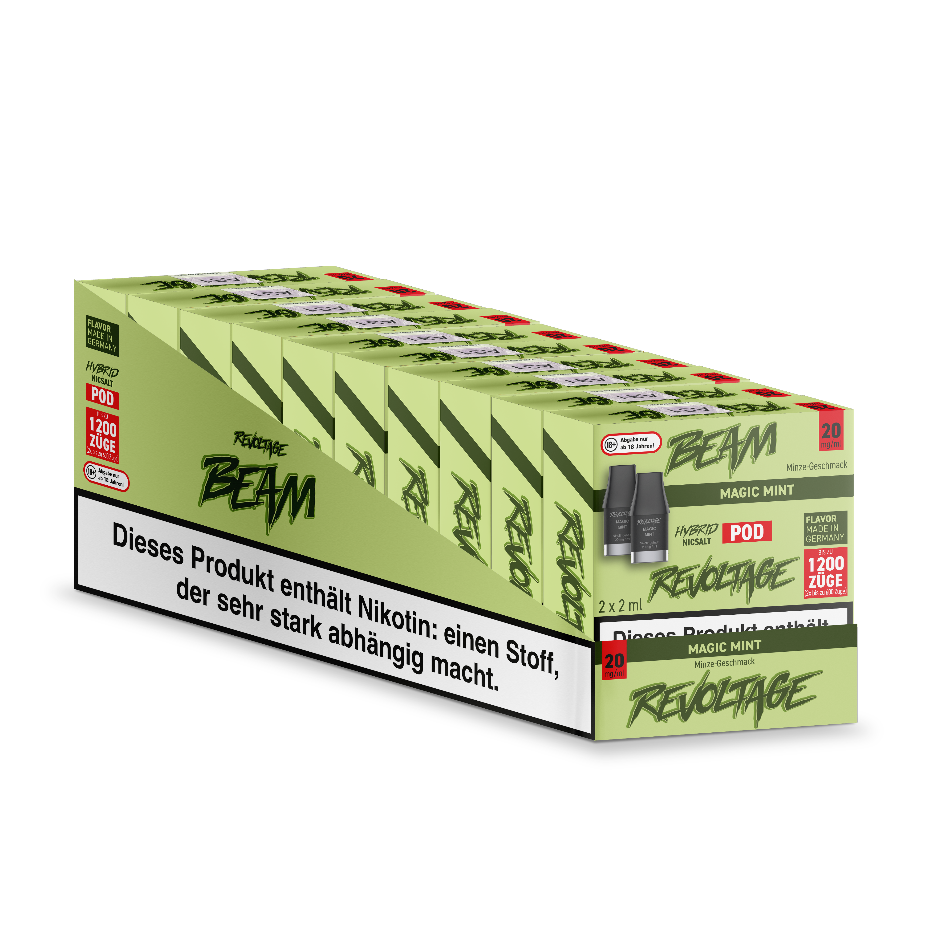 Magic Mint 10er Beam Pod Box