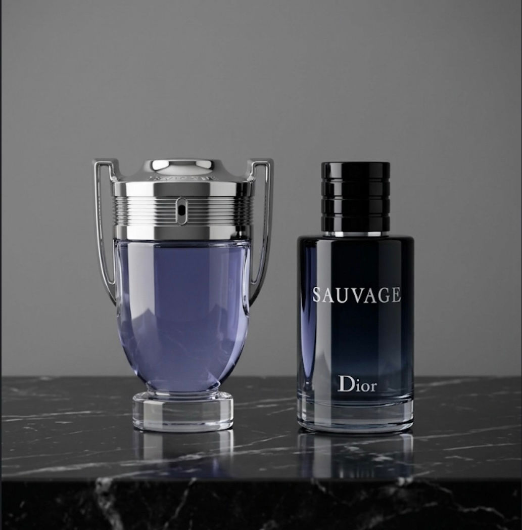 Dior Sauvage EDT 30ML & Rabanne Invictus EDT 30ML | Fragrance Decant Twin Set