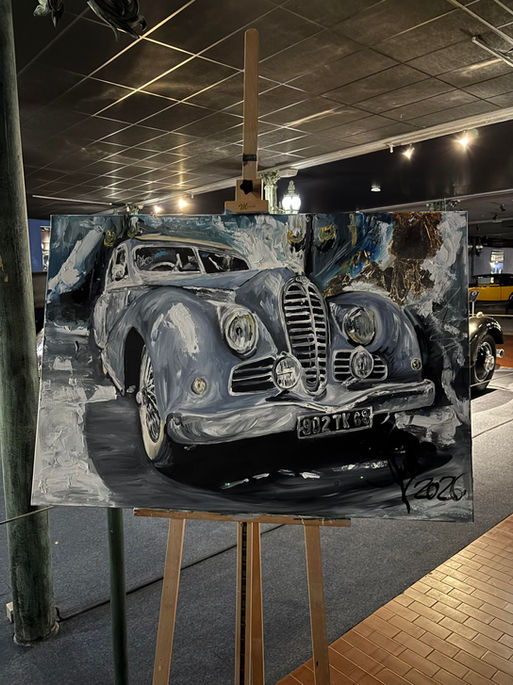 Live painting Ducati Metz - Performance artistique en direct - Benjamin Grunenwald Painting by BG