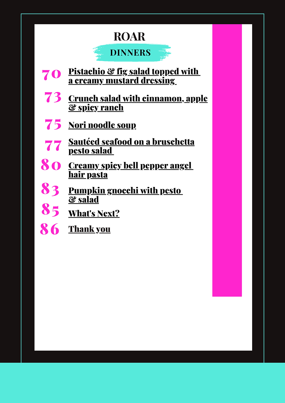 Thumbnail: DINNERS