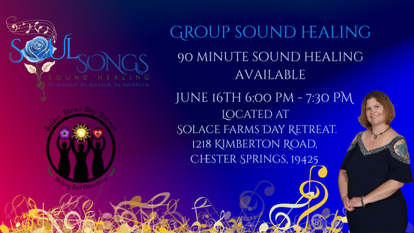 Group Sound healing with SoulSongs!