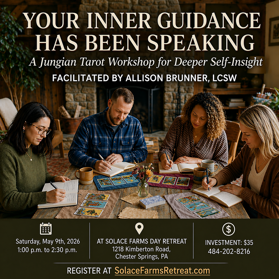 Your Inner Guidance Has Been Speaking: Jungian Tarot for Deeper Self-Insight
