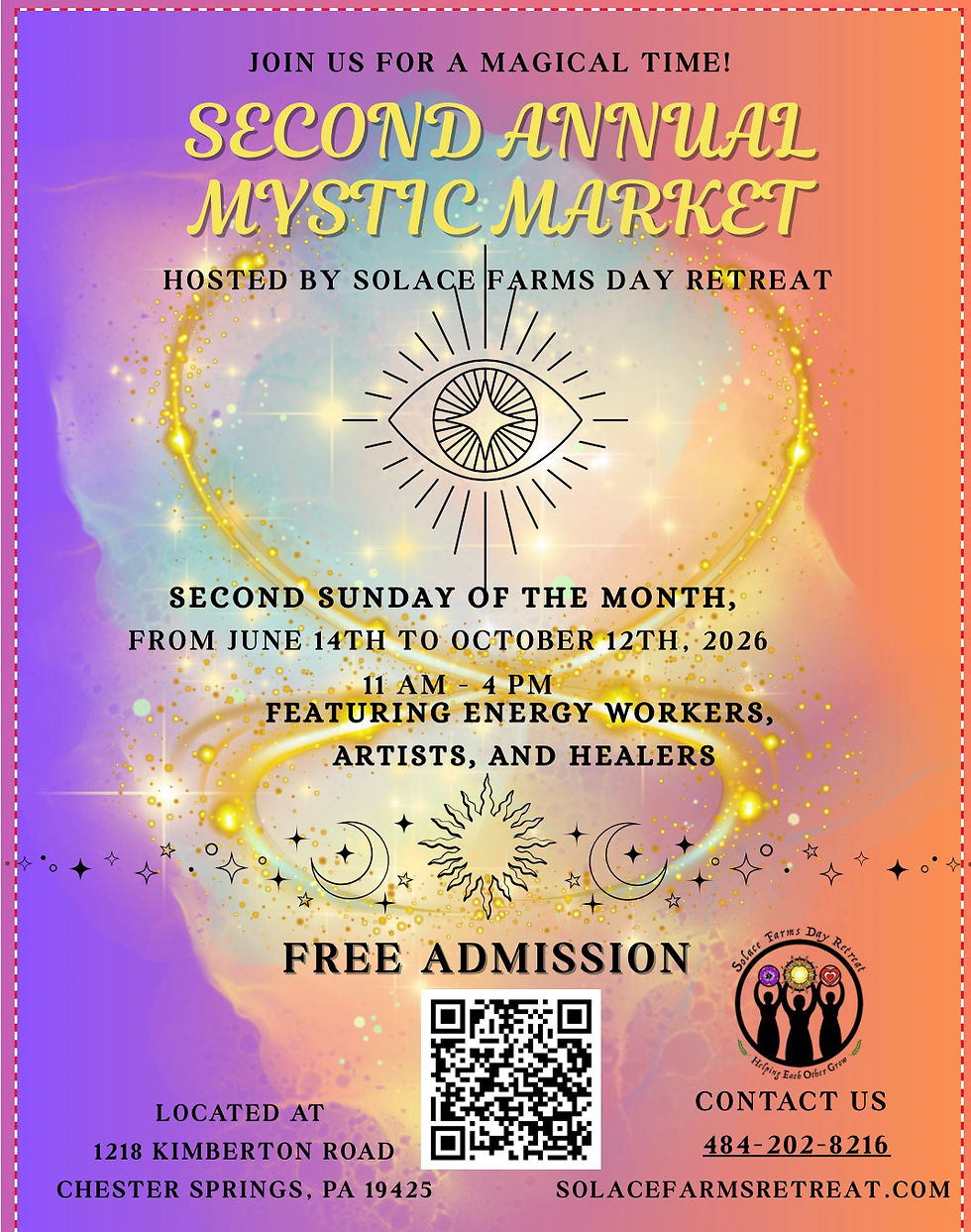 Solace Farms 2nd Annual Mystic Market