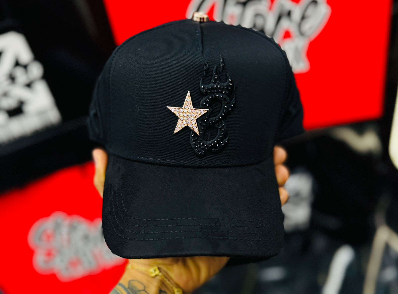 BARBA HATS B STAR GOLDEN