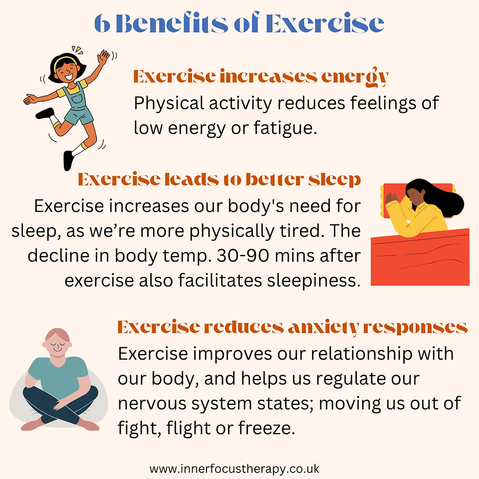 6 benefits of exercise