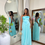Thumbnail: BABY BLUE PLEATED BOTTOM GOWN
