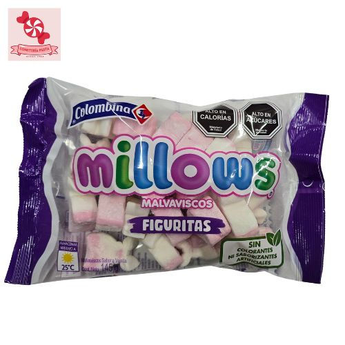 Malvaviscos Millows colombina | conejitos de malva | conejos de pascua | confiteriasfiesta.cl