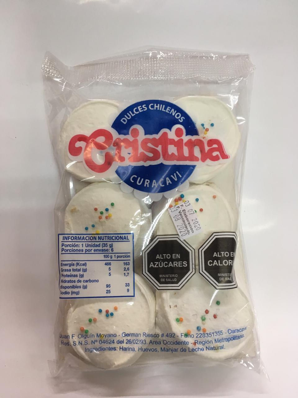Dulces chilenos Cristina | confiteriasfiesta.cl
