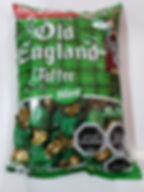 Old England Toffee Mint Bolsa de 70 calugas de leche con saber a menta de Ambrosoli | confiteriasfiesta.cl