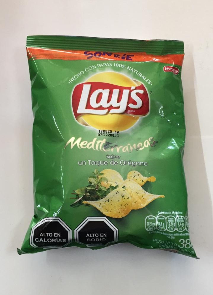 Papas Fritas Lays | sabor mediterráneo | cofiteriasfiesta.cl