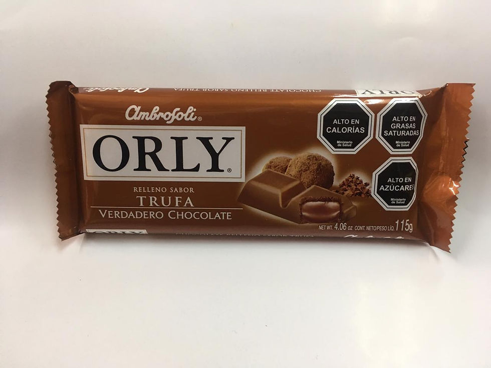 Chocolate Orly de Trufa Ambrosoli | confiteriasfiesta.cl