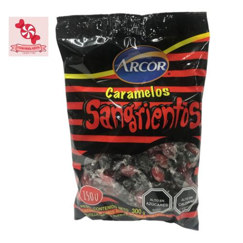 Caramelos sangrientos acidos Arcor halloween | confiteriasfiesta.cl