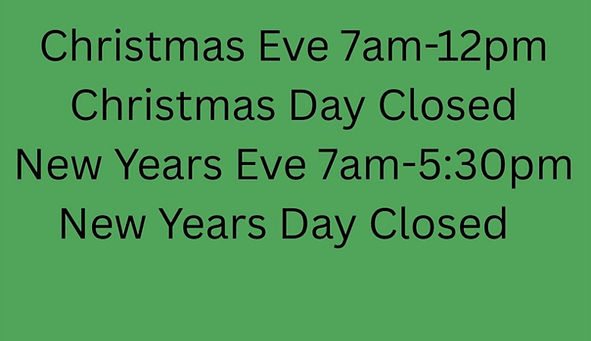 Festive Cute Business Trading Hours Post