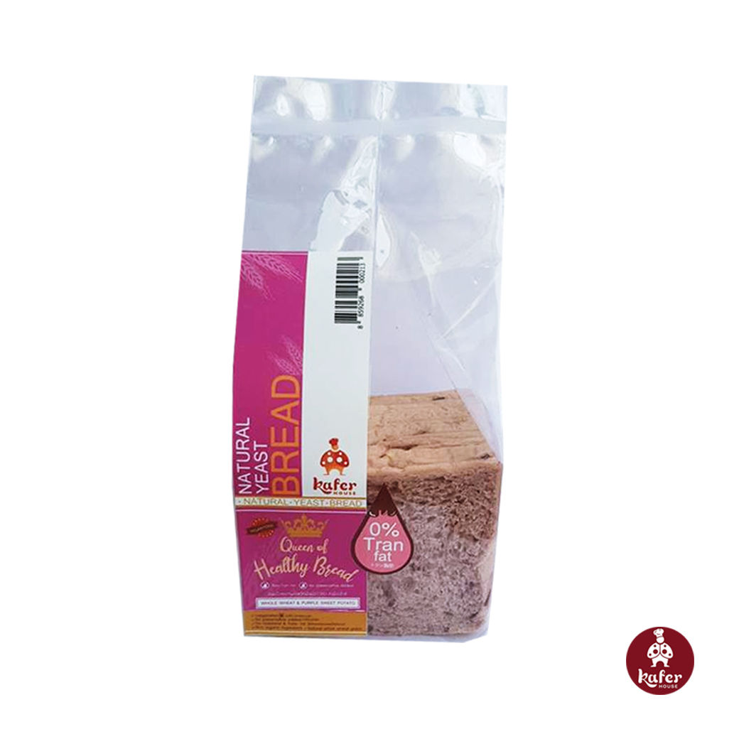 ขนมปัง Vegan ชนิดแผ่น รสมันม่วง