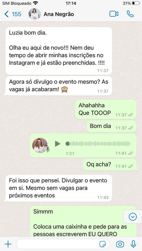 Relato de aluna do Desafio +Pacientes em 14 dias