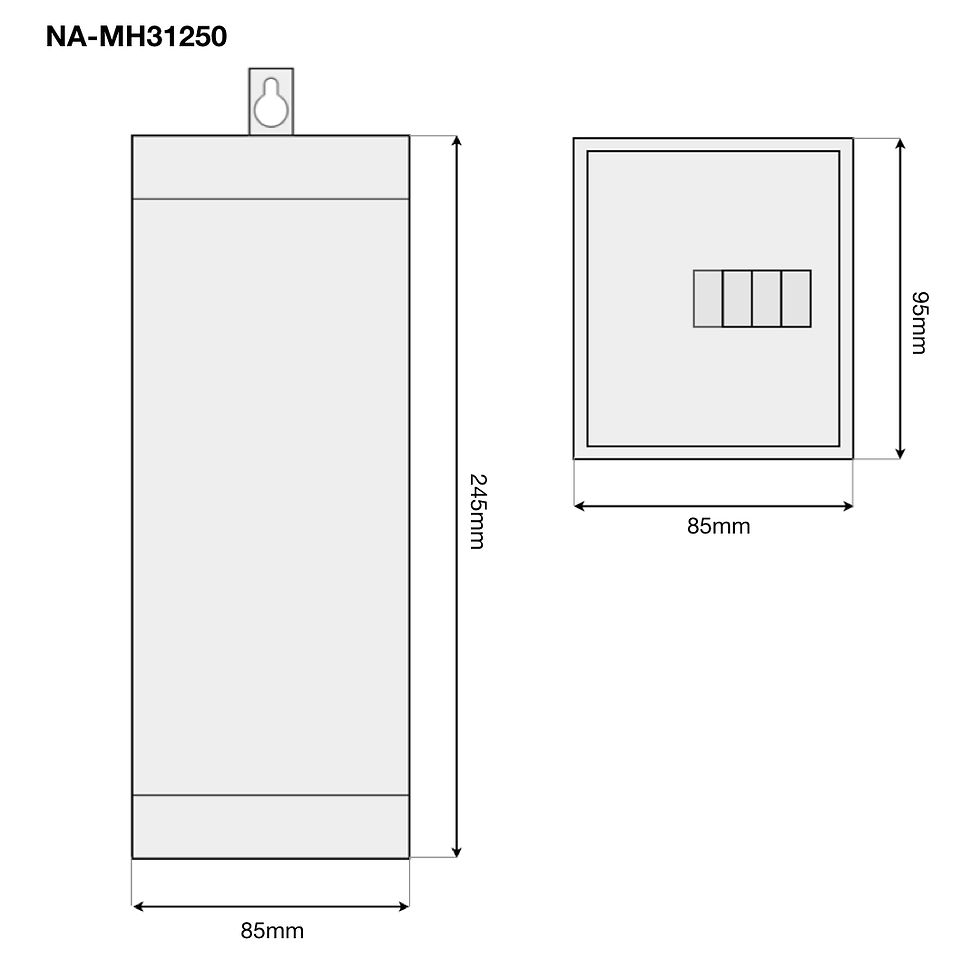 Miniatura: BALASTO EXTERIOR PARA LAMPARA  NA-MH DE 250W / NA-MH 31250