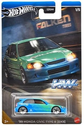 Hot Wheels '99 Honda Civic Type R EK9 Speed Graphics packaging